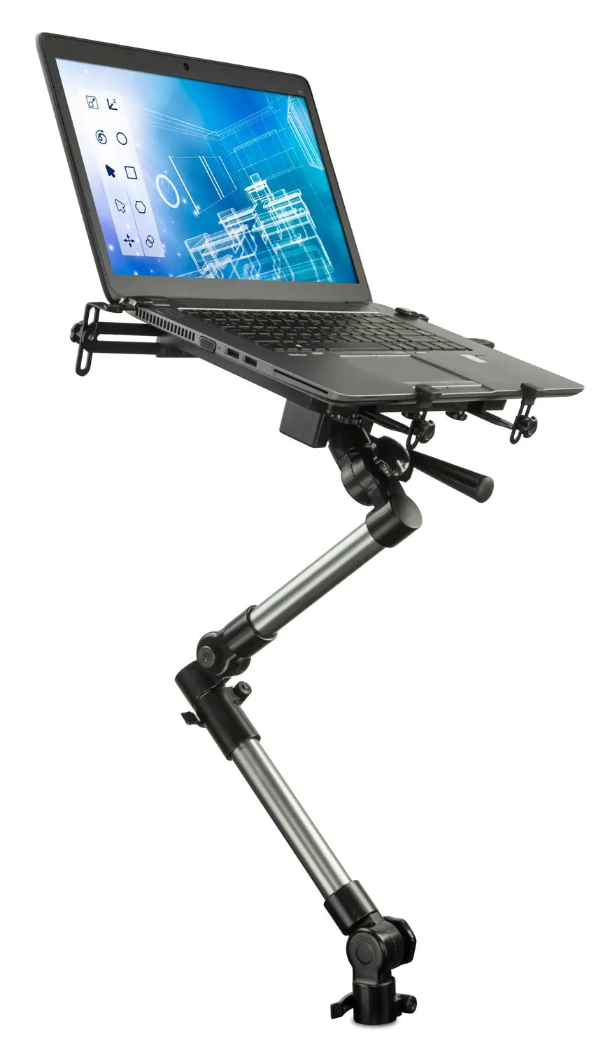Mount-It! Heavy-Duty Vehicle Laptop Mount MI-526 | No-Drill Car, Truck, and Commercial Vehicle Notebook and Tablet Mount