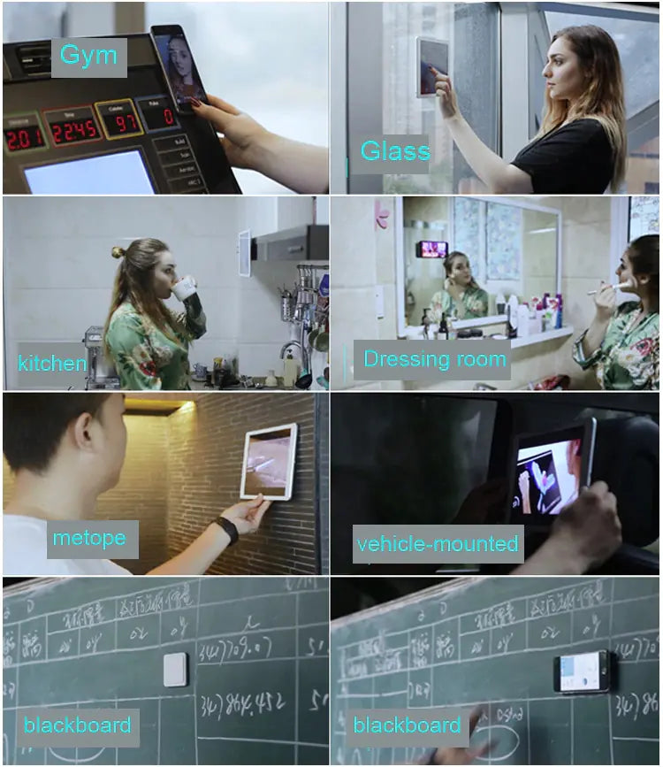 Magnetic Wall Mount for iPad Pro, iPad Air, and Phones | Universal Tablet and Phone Holder with Strong Magnetic Adhesion