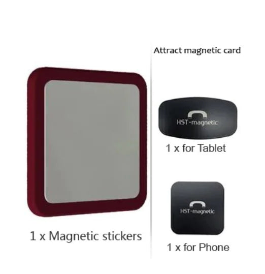 Magnetic Wall Mount for iPad Pro, iPad Air, and Phones | Universal Tablet and Phone Holder with Strong Magnetic Adhesion