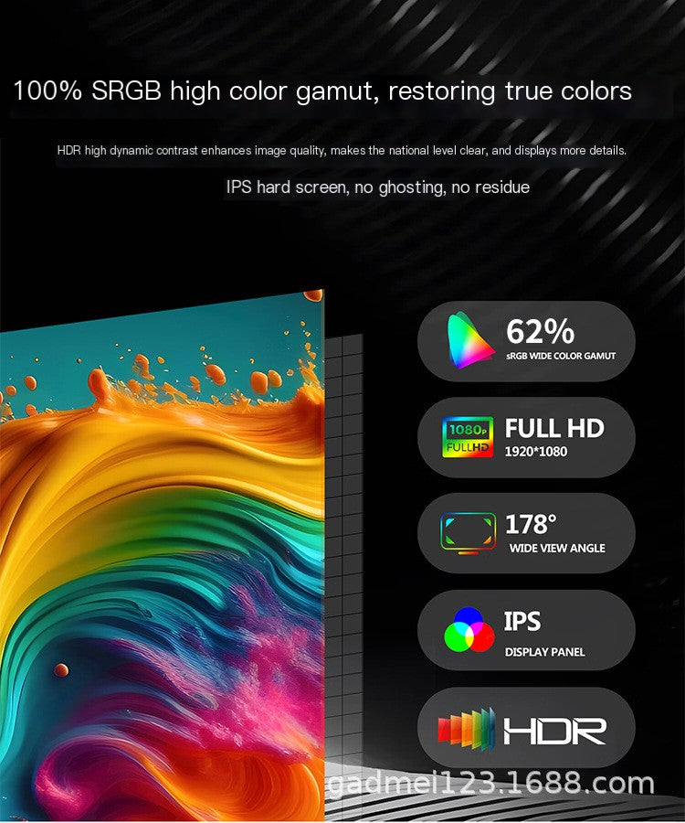 14-Inch Dual Screen Portable Monitor for Laptop | Foldable IPS Screen Extender for Multi-Tasking